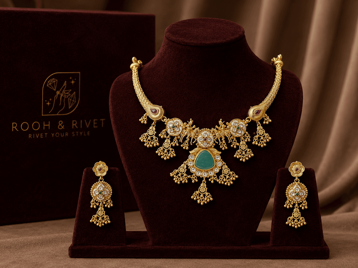 Aarohi Heritage Necklace Set image 1